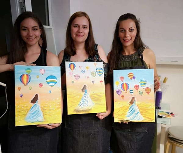 "Пътешественичката", Paint&Wine